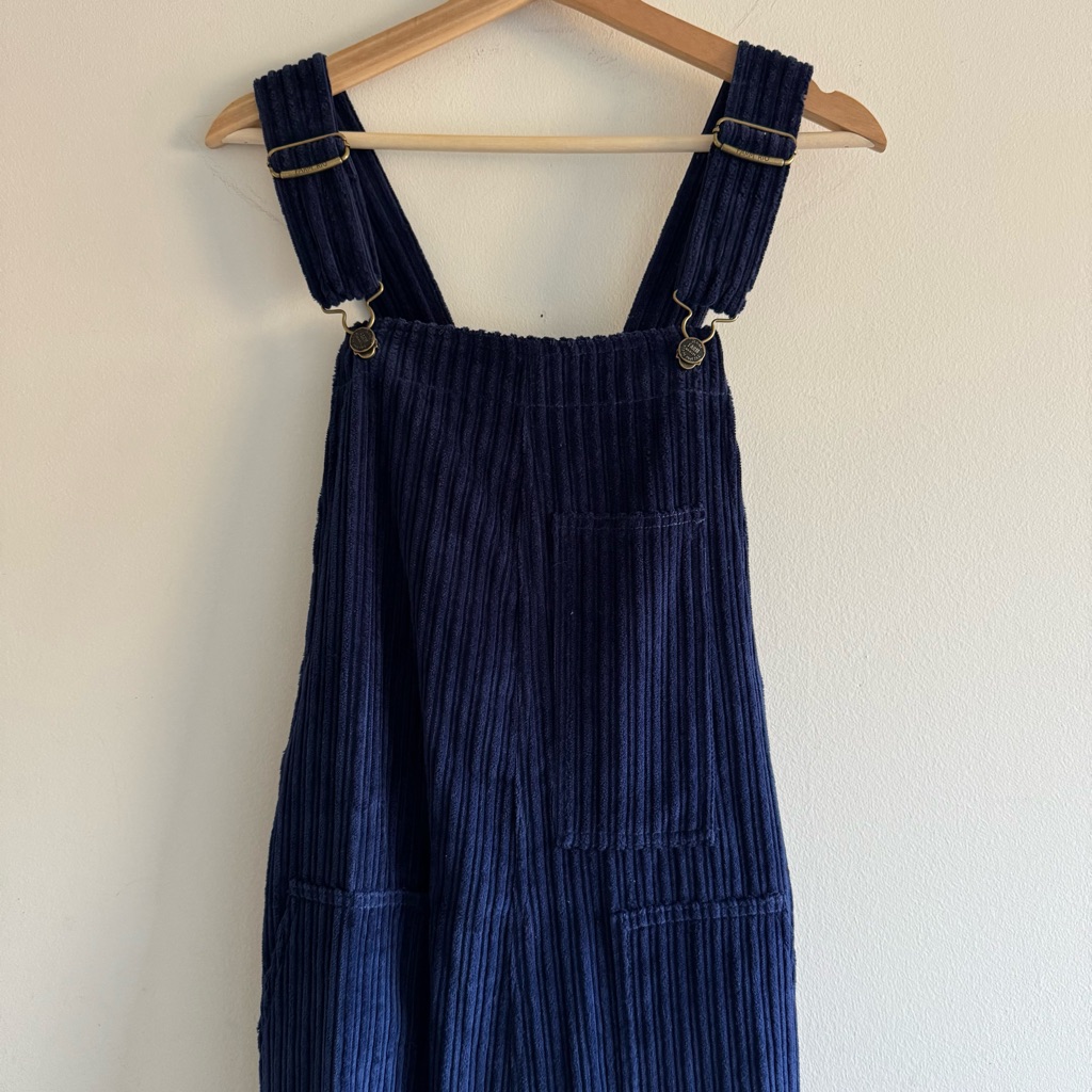 Farm Rio Navy Corduroy Overalls